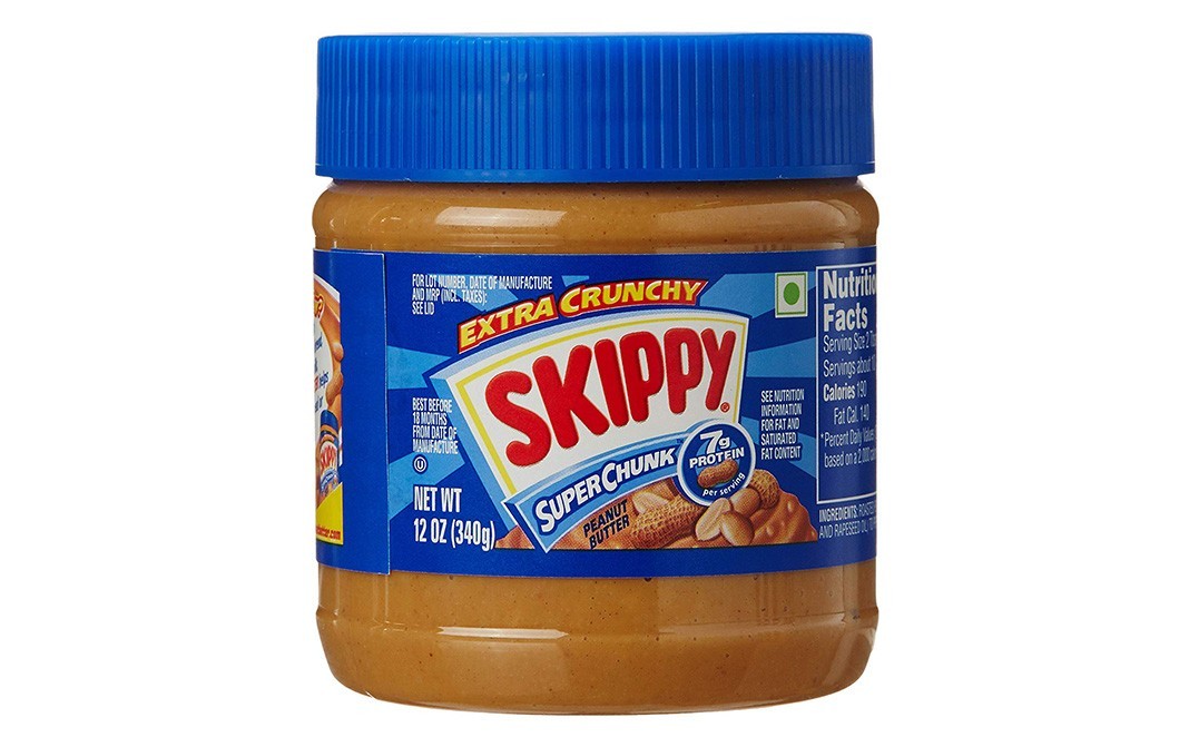 Skippy Extra Crunchy Super Chunk Peanut Butter    Plastic Jar  340 grams